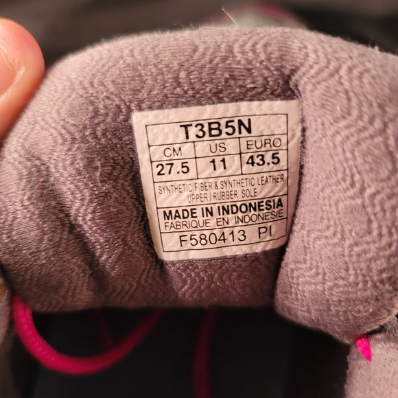 Asics Womens Gel Nimbus 15 T3B5N Gray Green Pink Running Shoes Sneakers Size 11 - Picture 2 of 9